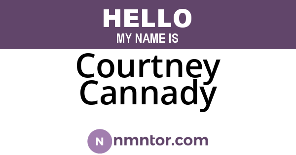 Courtney Cannady
