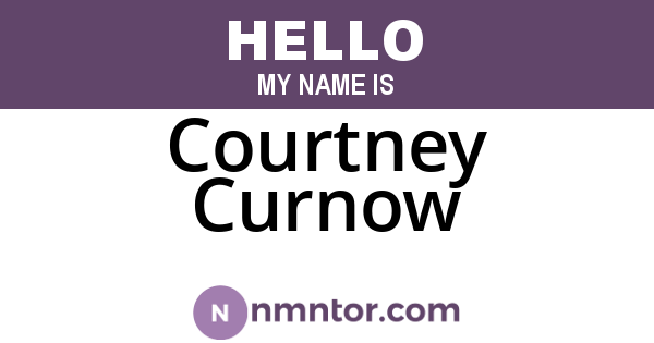 Courtney Curnow