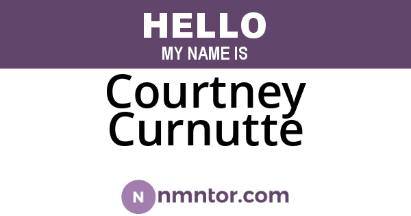 Courtney Curnutte