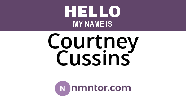 Courtney Cussins