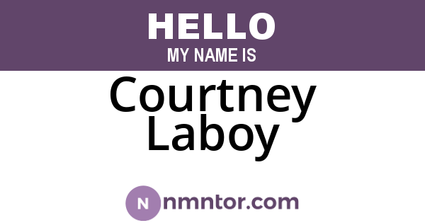 Courtney Laboy