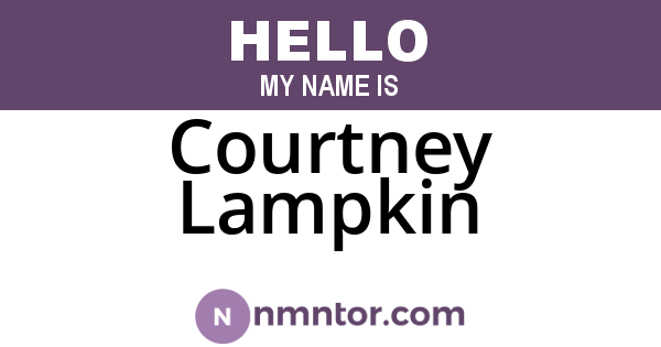 Courtney Lampkin