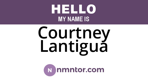 Courtney Lantigua