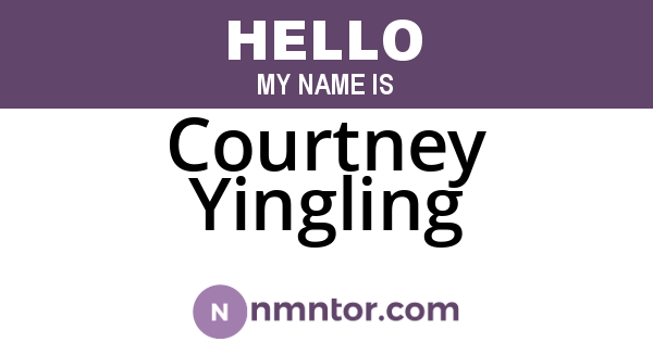 Courtney Yingling