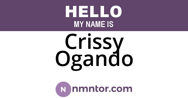 Crissy Ogando