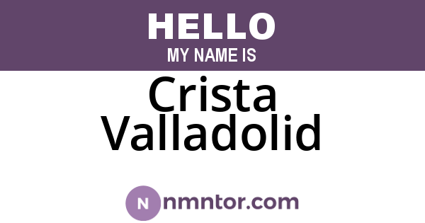 Crista Valladolid