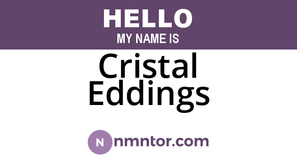 Cristal Eddings