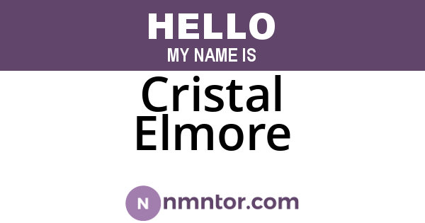 Cristal Elmore