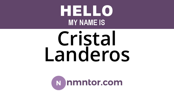Cristal Landeros