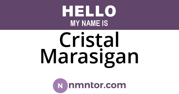 Cristal Marasigan