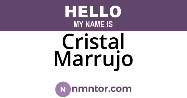 Cristal Marrujo