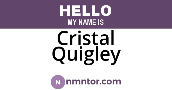 Cristal Quigley