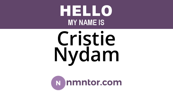 Cristie Nydam