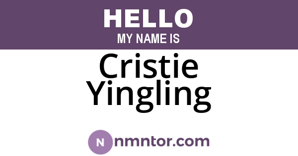 Cristie Yingling