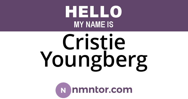 Cristie Youngberg