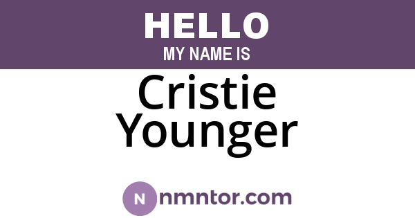 Cristie Younger