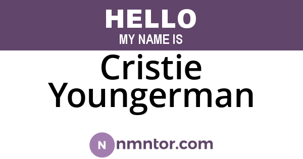 Cristie Youngerman