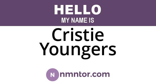 Cristie Youngers