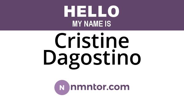 Cristine Dagostino