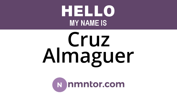 Cruz Almaguer