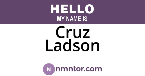 Cruz Ladson