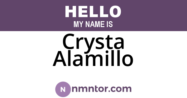 Crysta Alamillo