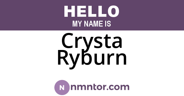 Crysta Ryburn