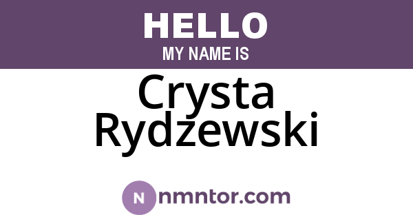 Crysta Rydzewski
