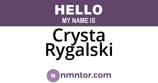 Crysta Rygalski