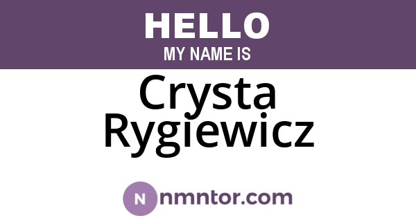 Crysta Rygiewicz
