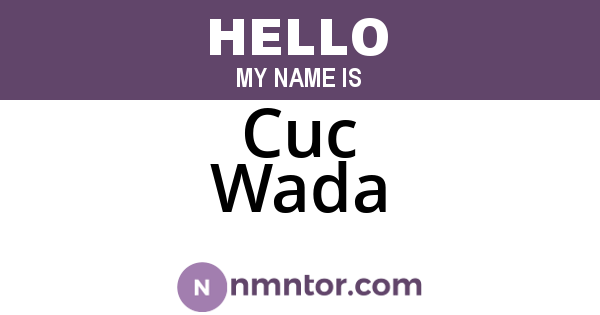 Cuc Wada