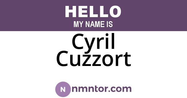 Cyril Cuzzort