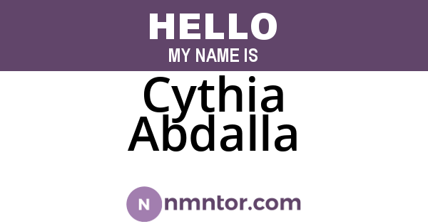 Cythia Abdalla