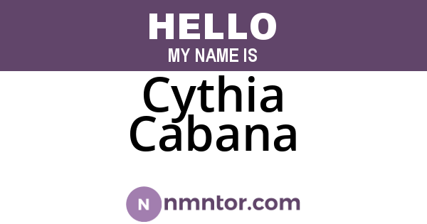 Cythia Cabana