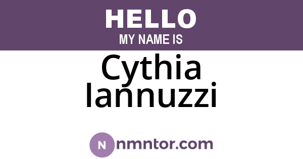 Cythia Iannuzzi
