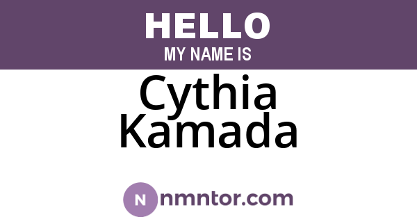 Cythia Kamada