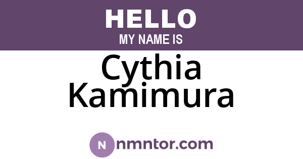 Cythia Kamimura