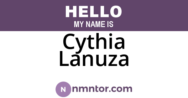 Cythia Lanuza