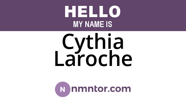 Cythia Laroche