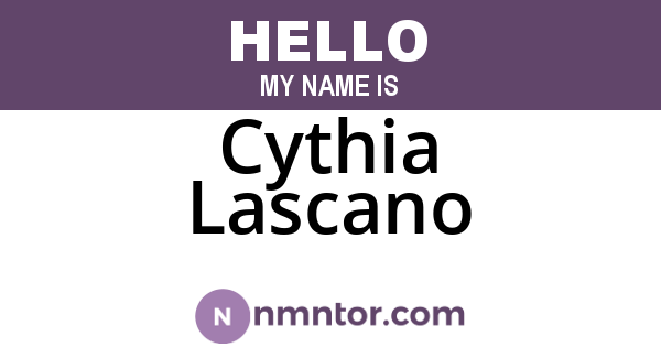 Cythia Lascano