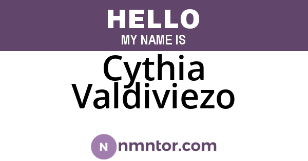 Cythia Valdiviezo