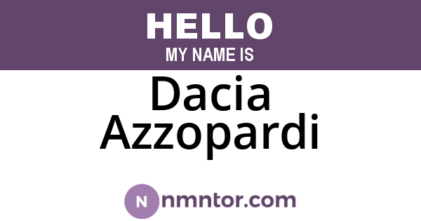Dacia Azzopardi