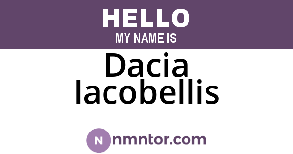 Dacia Iacobellis