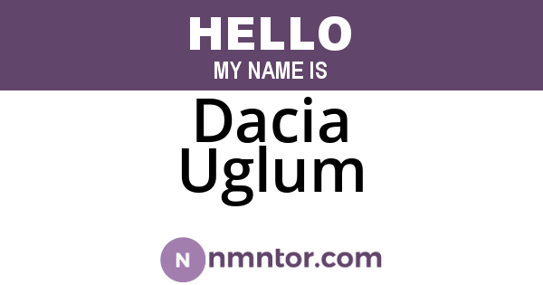 Dacia Uglum