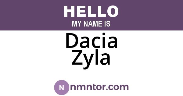 Dacia Zyla