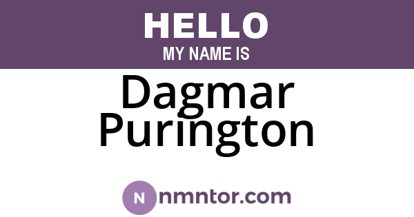 Dagmar Purington