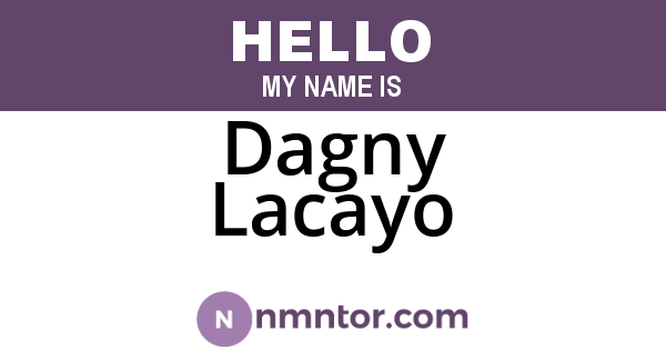 Dagny Lacayo