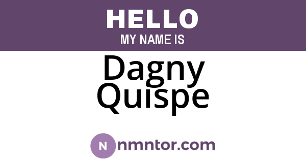 Dagny Quispe