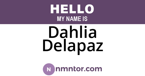 Dahlia Delapaz