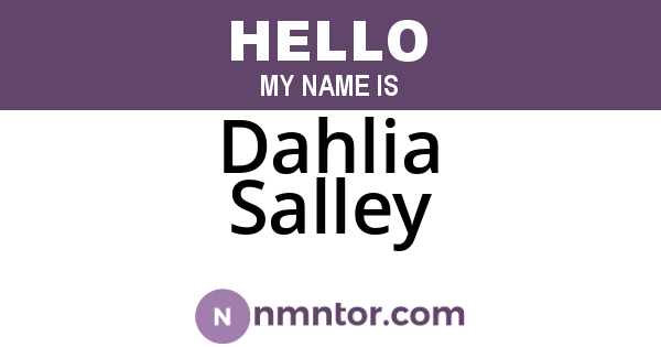 Dahlia Salley